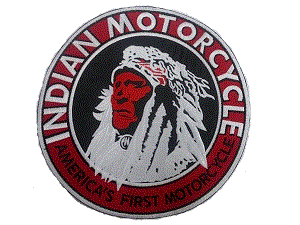 Indian 10 inch "America's First Motorcycle" back patch